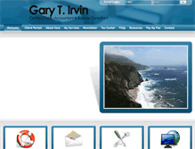 Tablet Screenshot of irvincpa.com